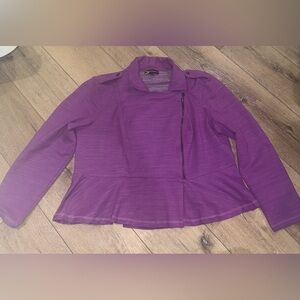 Serena Williams Signature Statement Women’s Purple Blazer Business size 1X